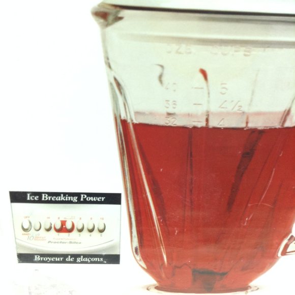 Proctor Silex Blend Master Blender 10 Speeds Ice Breaker 40oz./ 1.18L Glass Jar - Picture 3 of 10